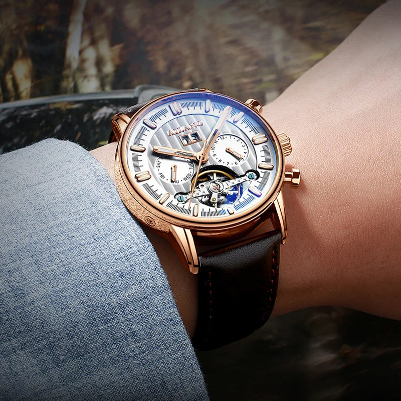 Modiva™ Şık Su Geçirmez Tourbillon Saat