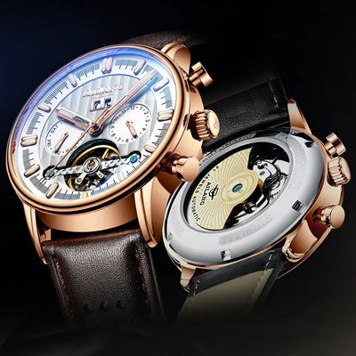 Modiva™ Şık Su Geçirmez Tourbillon Saat